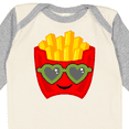 thumbnail image 4 of Inktastic French Fries Funny Fry Lover Boys or Girls Long Sleeve Baby Bodysuit, 4 of 5