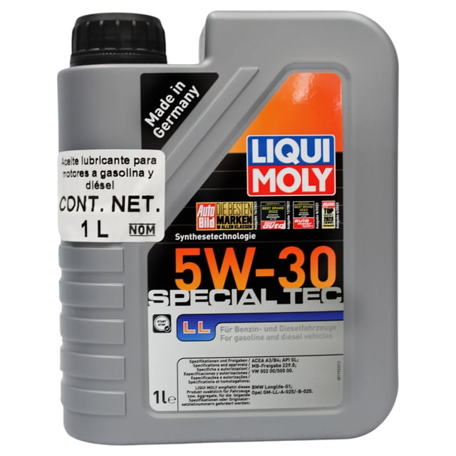 Aceite Sintético 5W30 API SL/CF 1 L Liqui Moly Special Tec LL