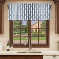 thumbnail image 6 of Navy Blue Anchor Nautical Curtain Valances for Windows, Kitchen Valance Window Treatments Panel 2 Pack, Coastal Ocean Summer Beach Rod Pocket Short Curtains for Bathroom Bedroom 54 x 18 Inch, 6 of 8