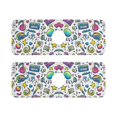 thumbnail image 7 of Yayeee Faucet Mat for Kitchen Sink 14.7" Diatomite Long Splash Guard Pad, Blue Doodle Pattern, 2 Pack, 7 of 7