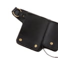 thumbnail image 6 of PU Leather Waist Belt Fannypack Purse Vintage Style Medieval Waist Pocket Black, 6 of 6