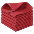 thumbnail image 1 of Cotton Waffle Weave Kitchen Dish Cloths, Ultra Soft Absorbent Quick Drying Dish Towels, 6-Pack, 1 of 5