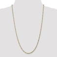 thumbnail image 2 of 10K Yellow Gold 2.75mm Flat Figaro Chain 30 Inch, 2 of 6