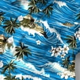 thumbnail image 5 of Atogsazn Toddler Boys Hawaiian Shirts Kids Casual Short Sleeve Shirts Summer Beach Top Clothing for Children Sky Blue 5-6 Years, 5 of 9