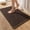 Brown, variant on Bailu Waffle Bath Mat Rug, Super Absorbent Non-Slip Bath Mat, Bathroom Rug for Bathroom Floor Next to Tub, 17" x 24", Khaki
