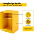 thumbnail image 5 of Chemical Storage Cabinet, 18.11"x 18.11"x 23", Anti-Static Grounding, Fireproof Cabinet, Safety Storage Unit, Lab, Shipyard, Factory​​, 5 of 7