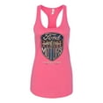 thumbnail image 2 of Wild Bobby, 1983 Vintage Distressed Ford Motors Legendary Power Cars and Trucks Ladies Racerback Tank Top, Hot Pink, Large, 2 of 3