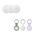 thumbnail image 1 of 3 Tags rastreadores Bluetooth iOS* (Blanco) + 3 cubiertas de silicón (verde, blanco, lila), 1 of 4