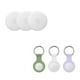thumbnail image 1 of 3 Tags rastreadores Bluetooth iOS* (Blanco) + 3 cubiertas de silicón (verde, blanco, lila) blanco, 1 of 4