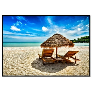 Deck Chairs On Tropical Beach Diamond Painting 