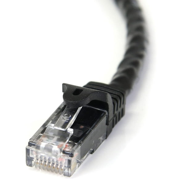 StarTech Cat6 Câble Ethernet - 100 ft - Noir - Câble de Raccordement - Câble Sans Accrochage Cat5 - Câble de Réseau Long - Ethernet