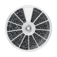 thumbnail image 3 of 600pcs 12 Kinds of Small Screws Nuts Assortment Kit M1 M1.2 M1.4 M1.6 for Watches Glassess, 3 of 5