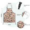 thumbnail image 7 of Black Cute Dachshund Dog and Wine Kids Aprons for Girls and Boys,Adjustable Neck Strap Toddler Aprons for Kids Cooking Baking, 7 of 7