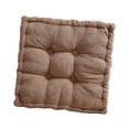 thumbnail image 1 of Cojín de asiento con forma de galleta para silla, moderno, suave, cómodo y decorativo. Marrón, 1 of 8