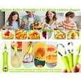 thumbnail image 4 of WuPing 12-Piece Melon Cutter Set, Melon Baller Scoop Set 4-in-1 Fruit Cutter: Stainless Steel Slicer, Scoop, Corer, Peeler, Kitchen Gadgets, 4 of 12