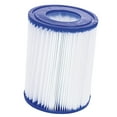 thumbnail image 1 of 2 Pack Pool Filter Cartridges for Type A Cartridge Filter Swimming Pool Filter Pumps, Replacement Filter Pool Cleaner, White, 1 of 7