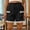 Black, variant on Women's Solid Color Lace Decal Drawstring Elastic Waist Shorts with Pockets