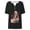 3Black19, variant on VNKIDY Womens Vintage Dolly Shirt Short Sleeve V Neck Country Legend Parton Memorial Graphic Tees Casual Country Music Festivals Comfortable Fall Clothes For Women,Size L