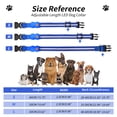 thumbnail image 2 of PcEoTllar Light up Dog Collar, LED Dog Collar Rechargeable, Pet Dog Collars for Small Dogs, Blue S, 2 of 12