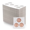 thumbnail image 1 of Coin Shield 50 3-Hole Penny 2x2 Premium Cardboard Coin Flips, 1 of 8