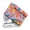 Wave Background Floral, variant on HELLHERO Butterfly and Maple Leaf Pattern Sewing Machine Cover for Extra Accessories Durable Washable Dustproof Cover