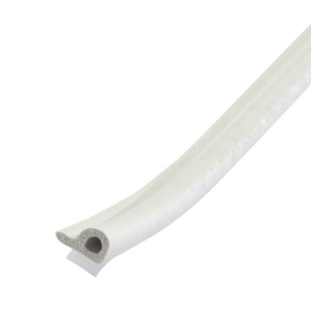 M-D Building Products 02576 7/32 in. x 3/8 in. x 17 ft. White Premium Rubber Window Seal for Small Gaps