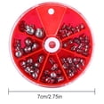 thumbnail image 3 of Plomos de Pesca Ygjytge Redondos 59 Piezas Duraderos Reutilizables, 3 of 9