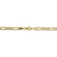thumbnail image 3 of Primal Gold 14 Karat Yellow Gold 4.2mm Semi-solid Figaro Chain, 3 of 5