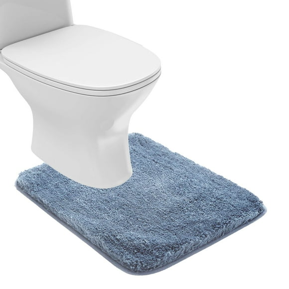 Alfombra de baño Suchtale Contour para baño, antideslizante, azul, 50 x 60 cm