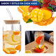 thumbnail image 3 of Vasos De Vidrio Con Popote Ecomlab Tapa Bambú Juego de 4 Pcs, 3 of 8