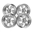 thumbnail image 3 of 24x11 Dropstars 658BS Brushed Silver Wheel 6x5.5 (40mm), 3 of 5