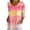Light Pink, variant on Gswybco 3/4 Sleeve Shirts for Women Casual Print Loose T-Shirt Dressy Blouse Sporty Business Work Pullover Tops V-Neck Tunic Tops