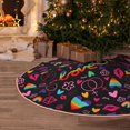 thumbnail image 5 of Rateoe Lgbt Rainbow For Pride Pattern Christmas Tree Skirt with Ties , Christmas Tree Decorations, Farmhouse Christmas Decor Xmas Holiday Decorations-36", 5 of 6