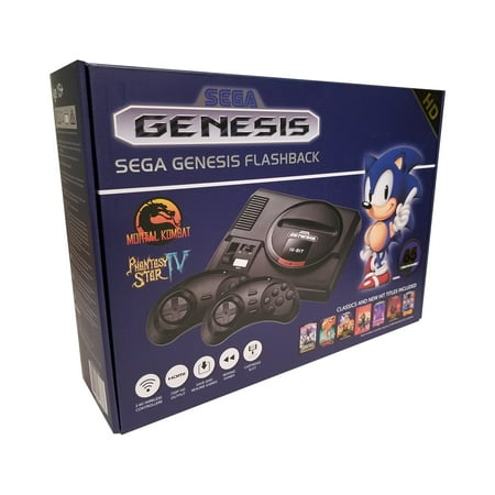 Sega Genesis Flashback Console 2018, At Games, (Best Retro Handheld Console)
