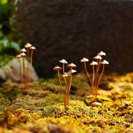 HOT Mushroom Metal Decorative Garden Stakes Perfect for Outdoor Spring Decor and Adding to Your Flowers