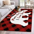 thumbnail image 2 of Valentine's Day Washable Area Rug 2.7 x 5 ft I Love More Than I Can Bear, Soft Non Slip Rugs Stain Repellent Indoor Felt Carpet for Living Dining Room Bedroom Home Office, 2 of 9