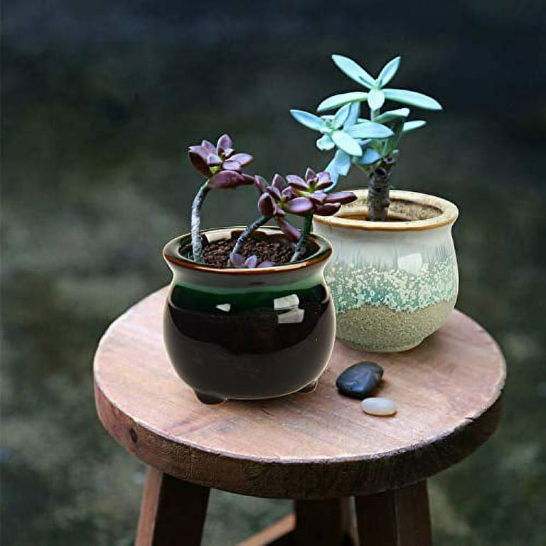 2-Tone Ceramic Planter