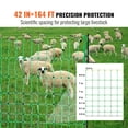 thumbnail image 2 of KFFKFF 42" H x 164" L Electric Mesh Fence Kit with Post Staples Sheep Fence, 2 of 9