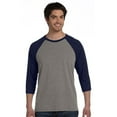thumbnail image 1 of Bella + Canvas Unisex 3/4-Sleeve Baseball T-Shirt, 1 of 1