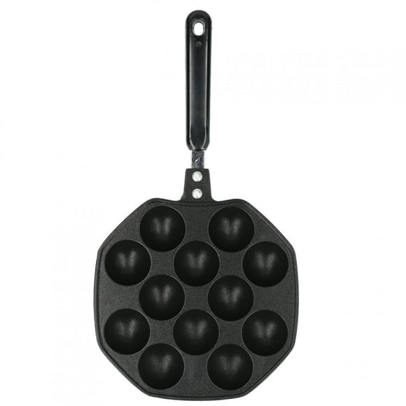 Aluminum Takoyaki Pan Maker - 12 Cavities