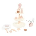 Pretend Dessert Cake Play Set Wooden Tea Party Pretend Play for Little Girls Toddlers - Walmart.com