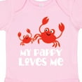 thumbnail image 4 of Inktastic My Pappy Loves Me Grandchild Beach Crab Boys Baby Bodysuit, 4 of 5
