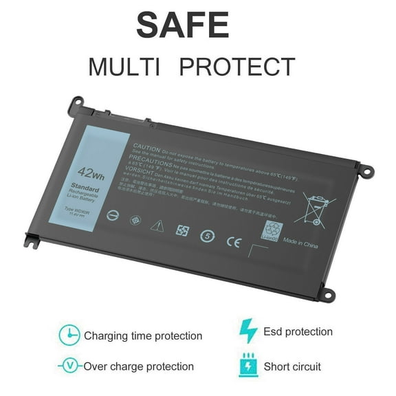 WDX0R WDXOR Battery for Dell Inspiron 13 7000 2-in-1 Series 5368 5378 5379 NEW