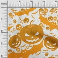 thumbnail image 2 of oneOone Cotton Jersey Orange Fabric Halloween Diy Clothing Quilting Fabric Print Fabric By Yard 58 Inch Wide, 2 of 4