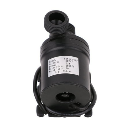 24v Pump - AngelCity Universal 800L/H 5M DC 12V 24V Solar Circulation Brushless Water Pump Motor Water Submersibles Water Pump