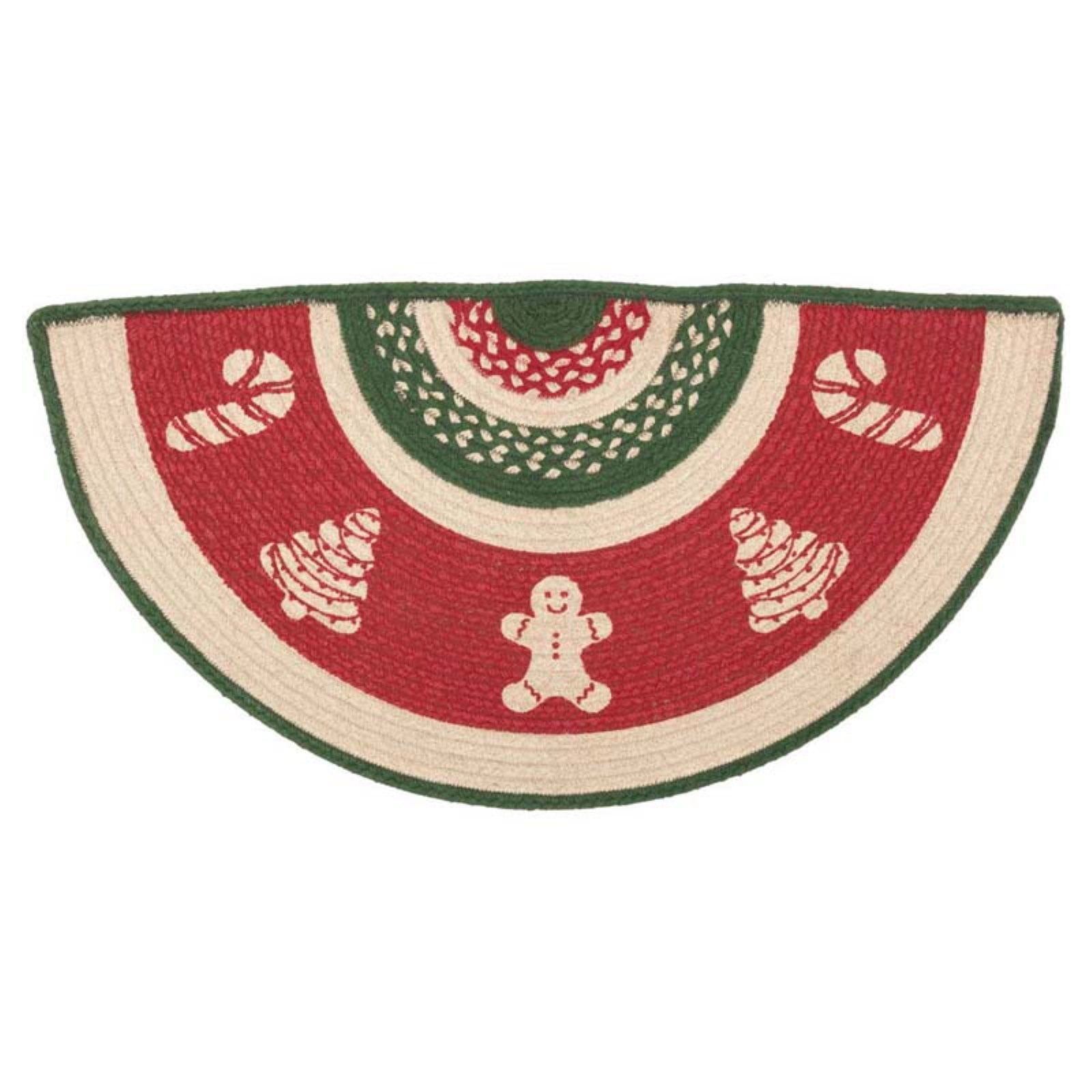 Christmas Cookies Half Circle Rug by VHC Brands