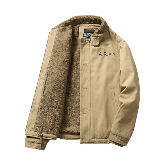 uikmnh Coats for Men Solid Color Mens Jacket Size:2XL