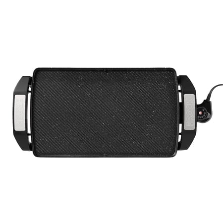 THE ROCK by Starfrit 16.5 In. x 9.75 In. Electric Reversible Grill/Griddle 024427-002-0000