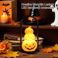 thumbnail image 6 of Stacked Jack-O’-Lantern Pumpkin Decoration – 3-Tier Light-Up Halloween Gourd Plastic – Indoor/Outdoor Fall Decor with Happy Ghost Faces – Cute Pumpkin Tower for Porch Tabletop, 6 of 6