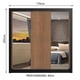 thumbnail image 3 of Ropero Closet Madesa Monaco 3 Puertas 2 Espejos, 3 of 5